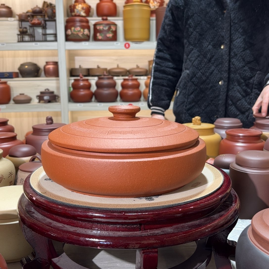 紫砂茶叶罐一饼茶叶罐