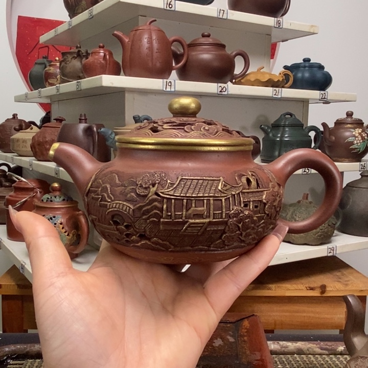 紫砂茶壶全手工制作