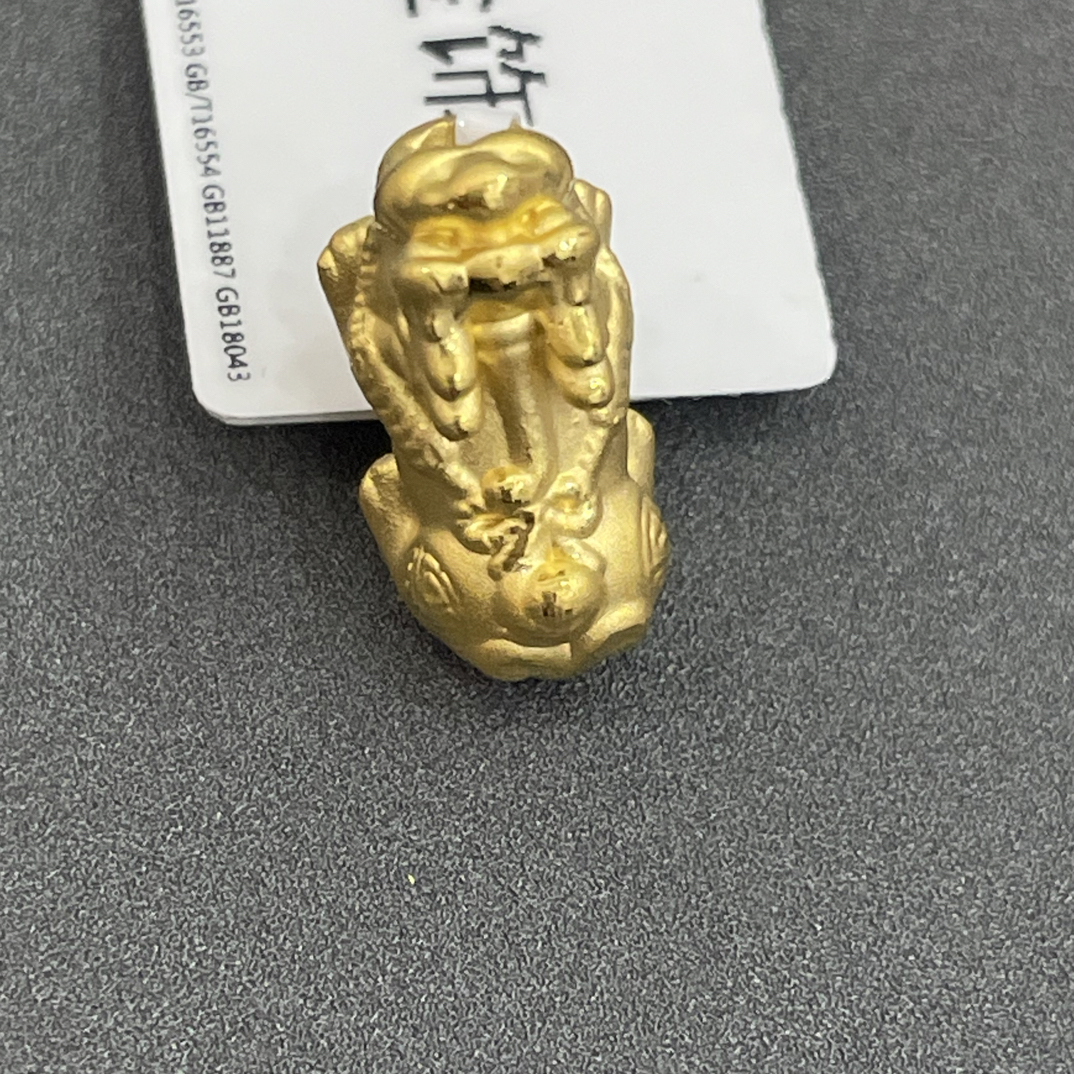 【莹莹专享】足金999 貔貅 ZP  0.53 纳金添福