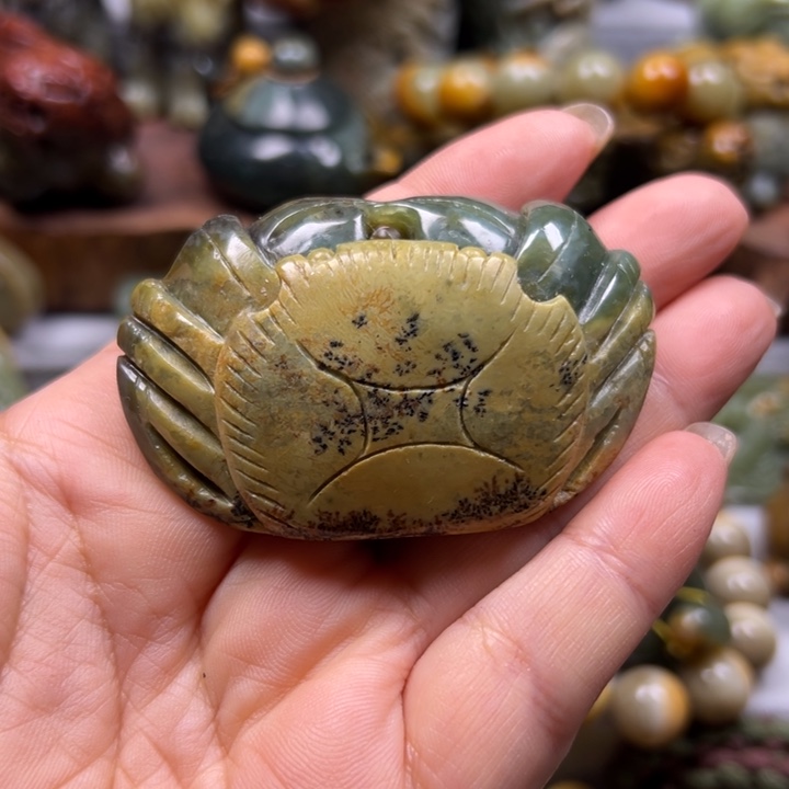 岫岩河磨玉（透闪石质玉）未镶嵌手串