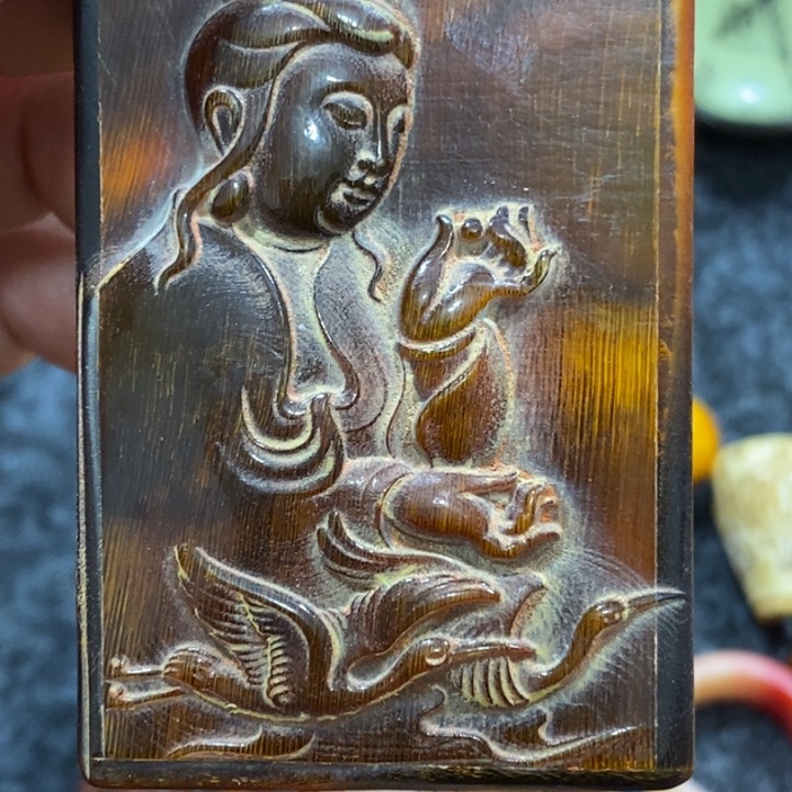 滴血莲花菩提吊坠