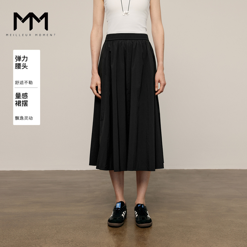 【服饰专属】MM麦檬商场同款休闲显瘦重工质感半身裙5G8241471