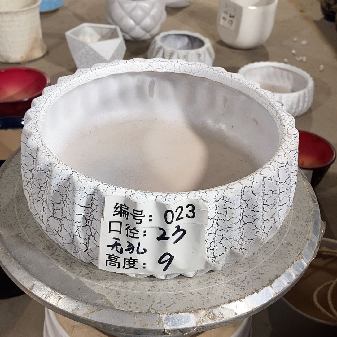 【闪购商品】陶瓷微瑕花盆-023-1个