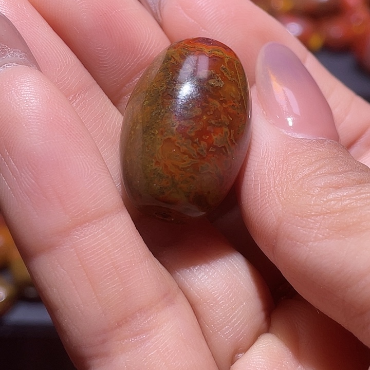 终***码玛瑙/玉髓未镶嵌天然战国红玛瑙玉髓