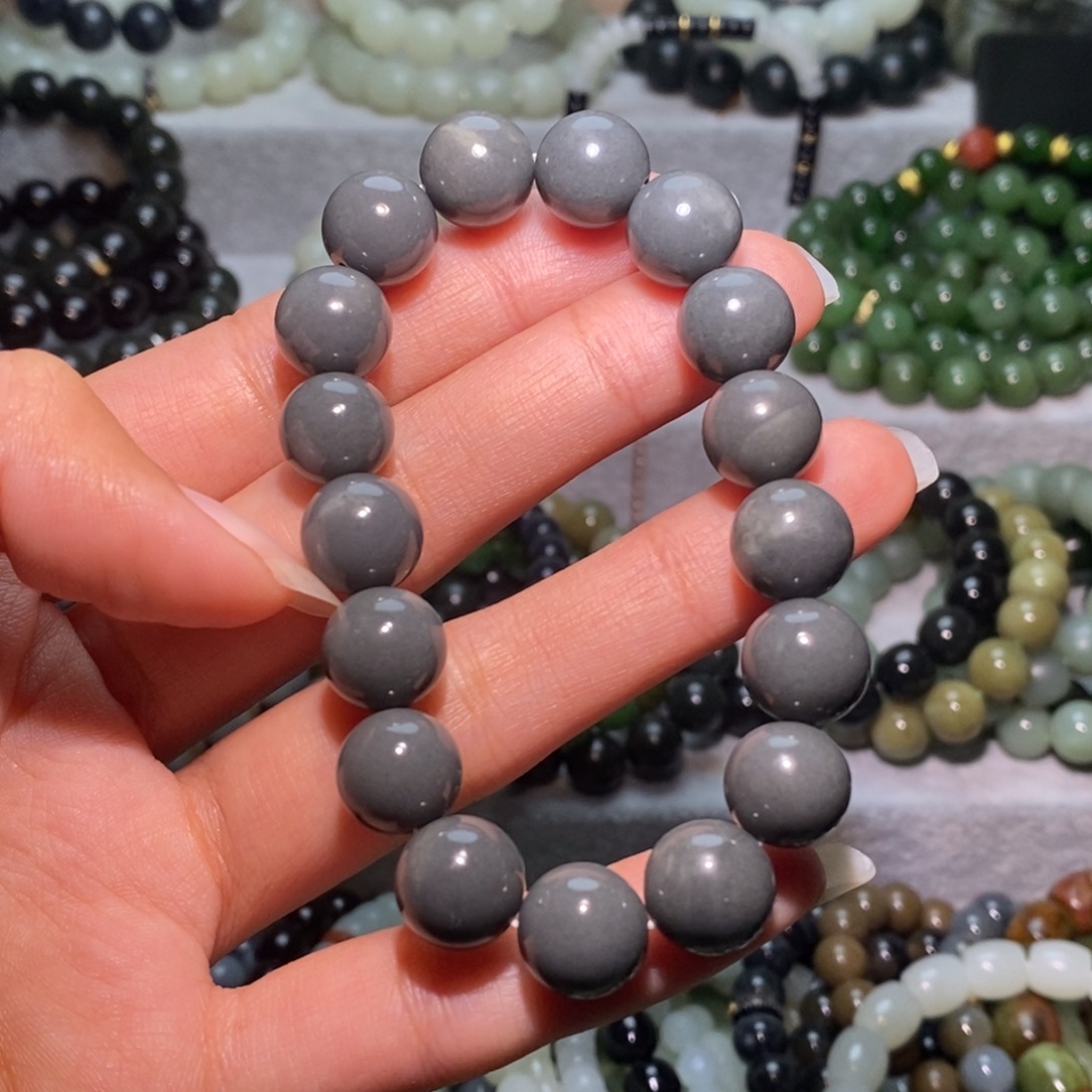 和田玉未镶嵌手链