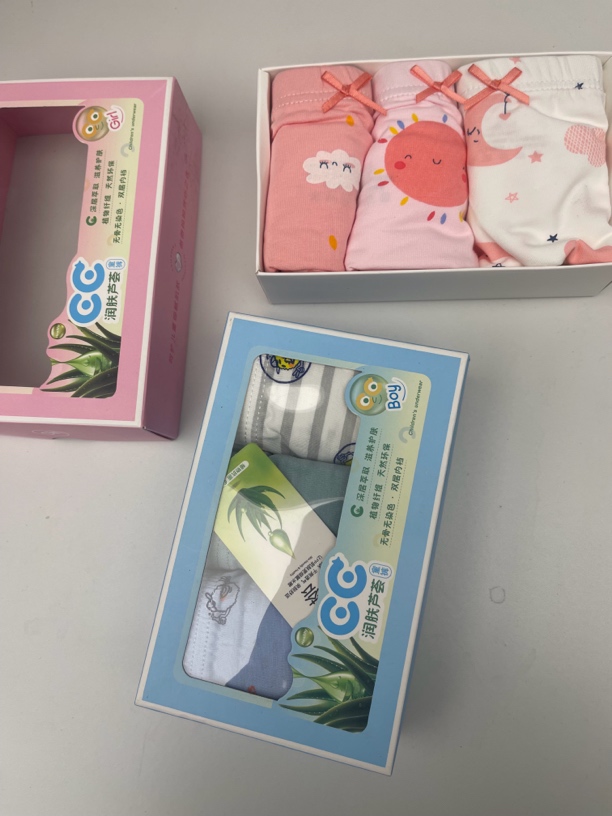 小可爱纯棉内裤3条装