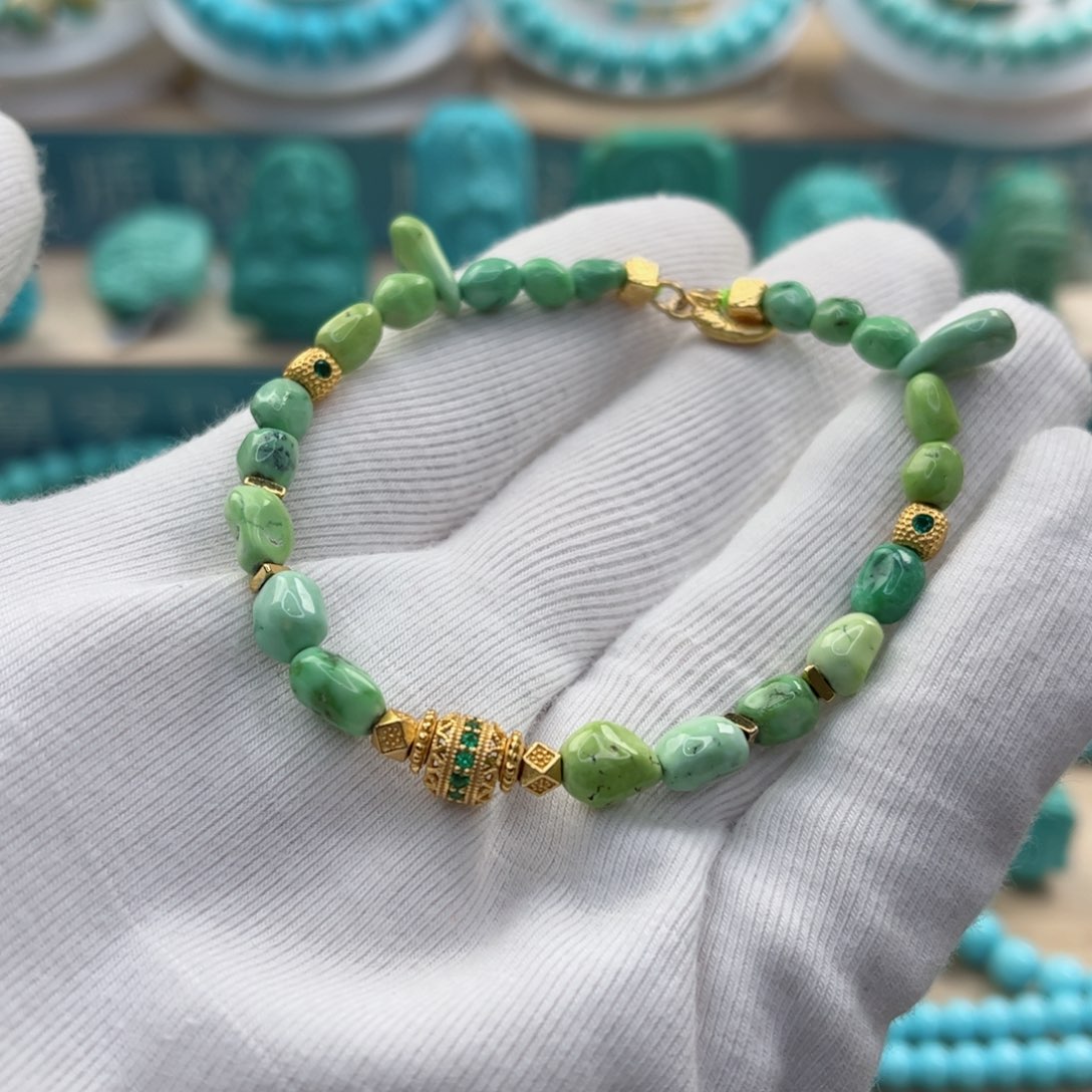 绿松石珠宝奇石未镶嵌