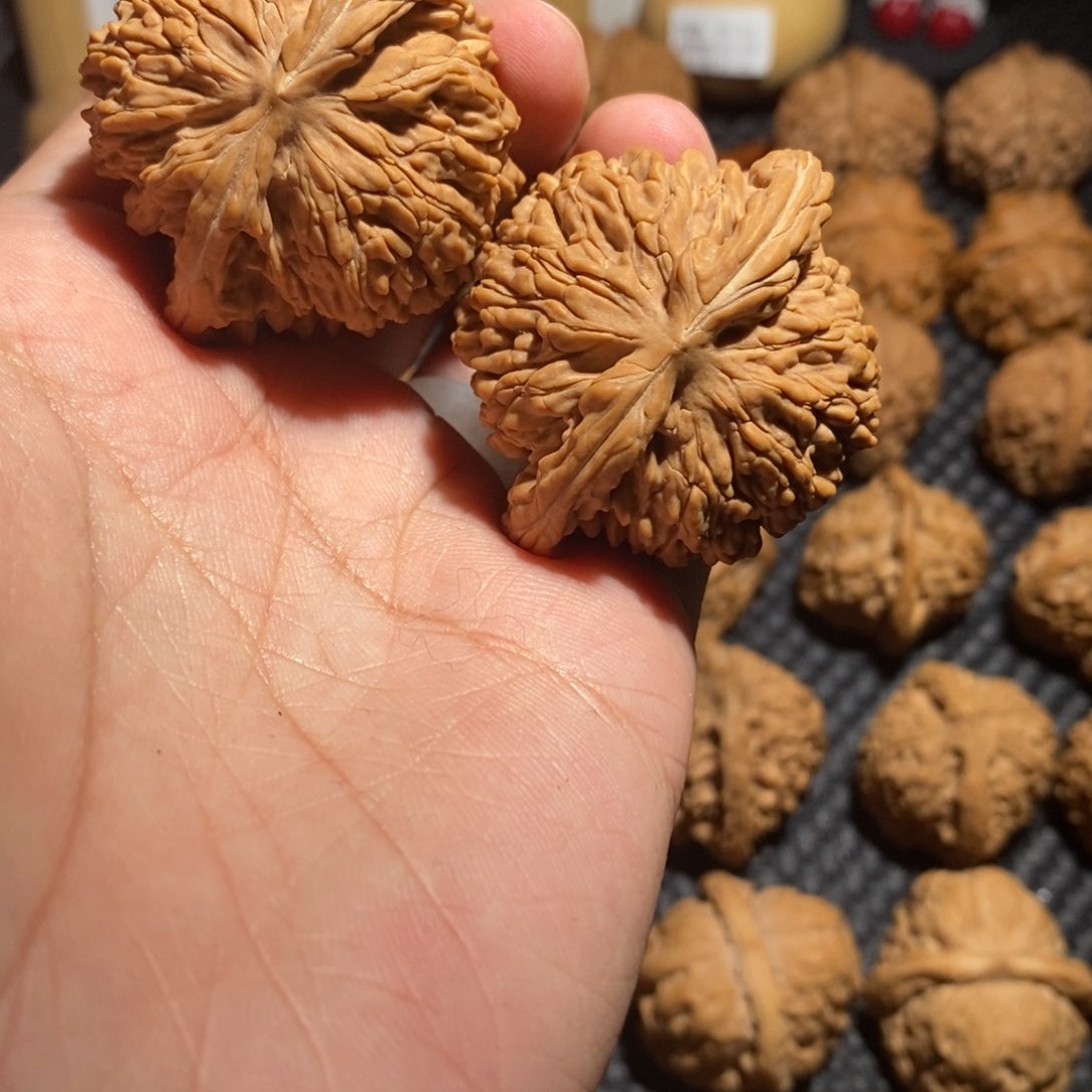 文玩核桃把件46尺全品蓟县楼