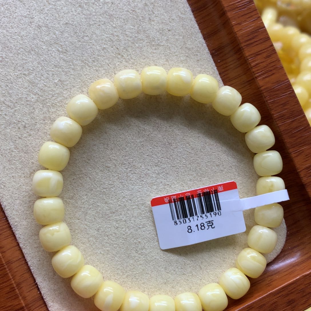 蜜蜡手链未镶嵌蜜蜡