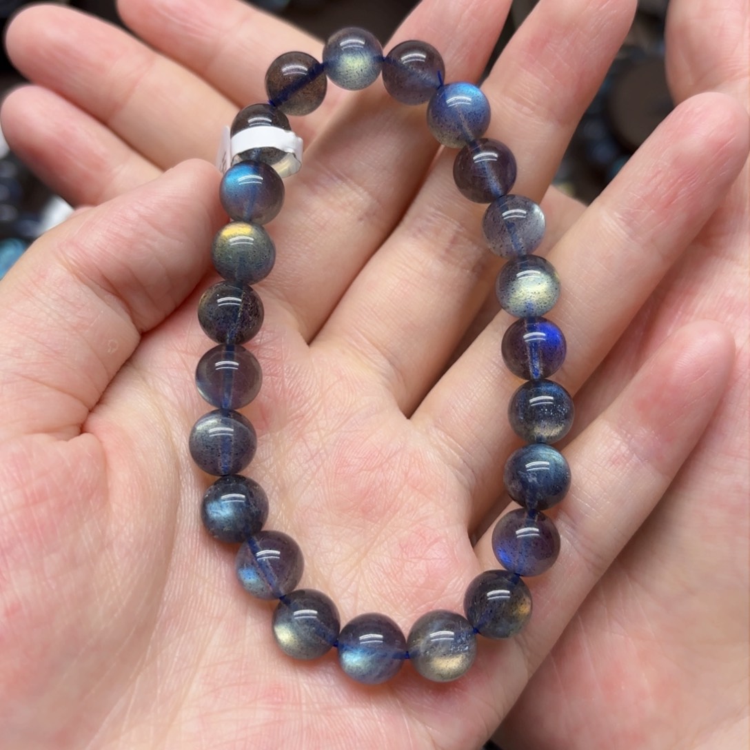 手链未镶嵌长石8.1mm左右