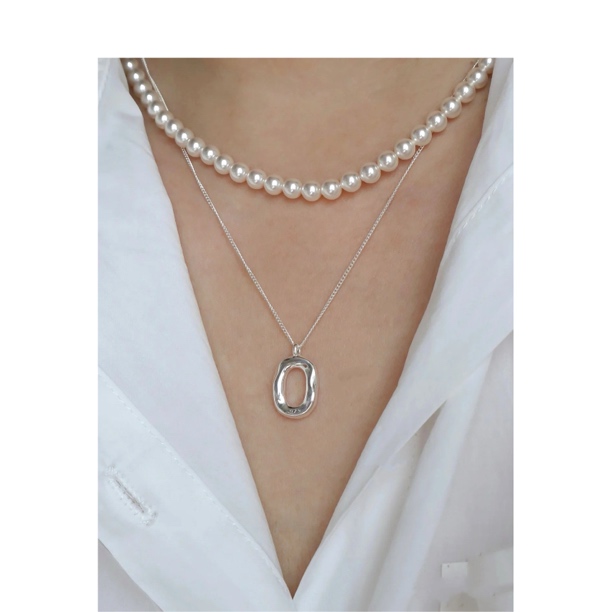 坠链均925银 【小方块 项链】 极简百搭 设计感冷淡风 X037