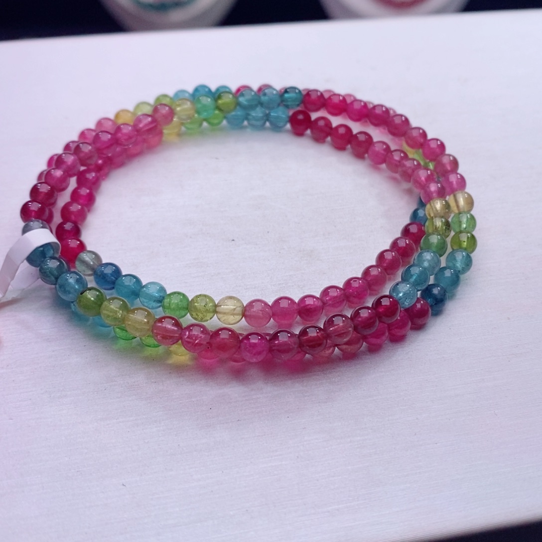 未镶嵌手链碧玺碧玺A手链