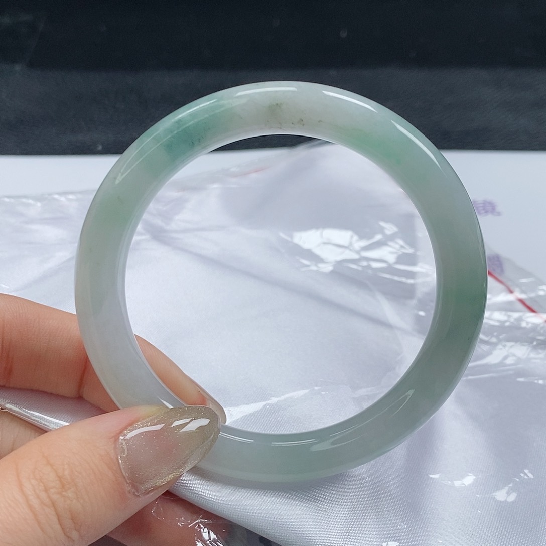 【闪购商品】翡翠手镯（圆镯）未镶嵌443号