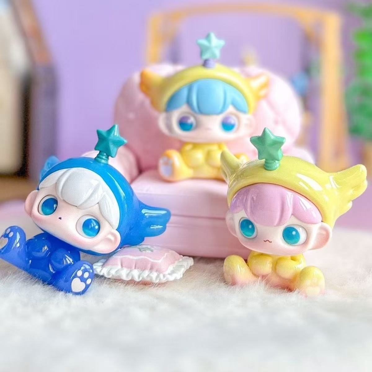 【后两位相加】萌粒潮玩礼物摆件（直播代拆一单两娃）