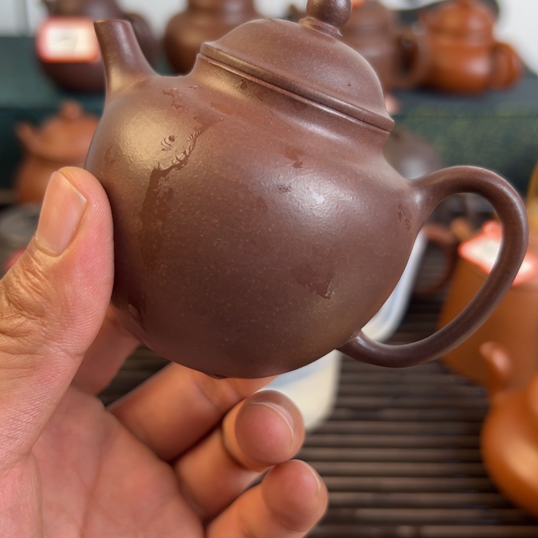 紫砂茶壶半手工秋水