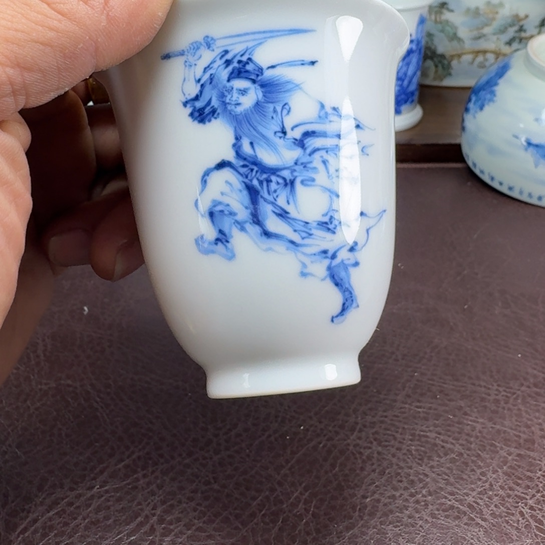 瓷片当代景德镇陶瓷手绘茶具