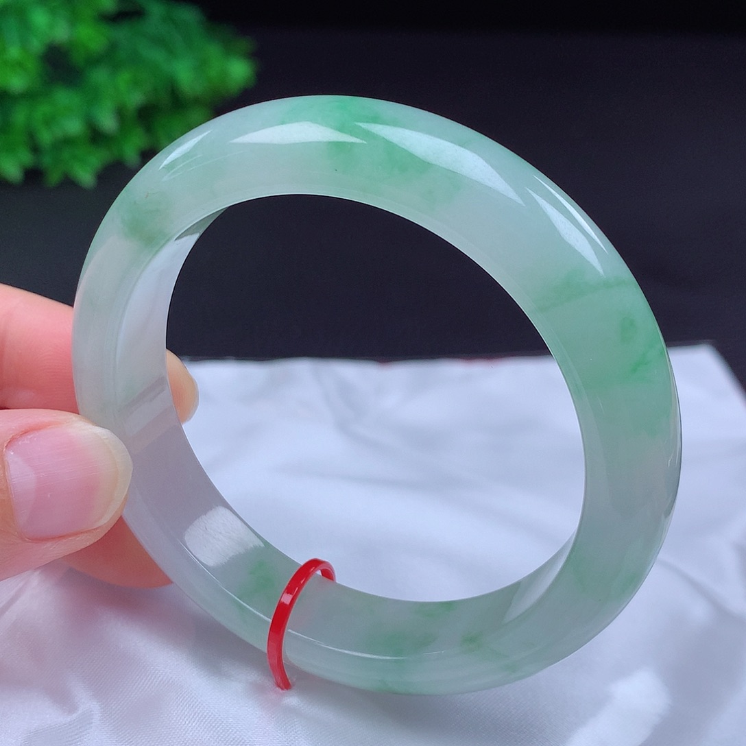 翡翠未镶嵌手镯55圈431213