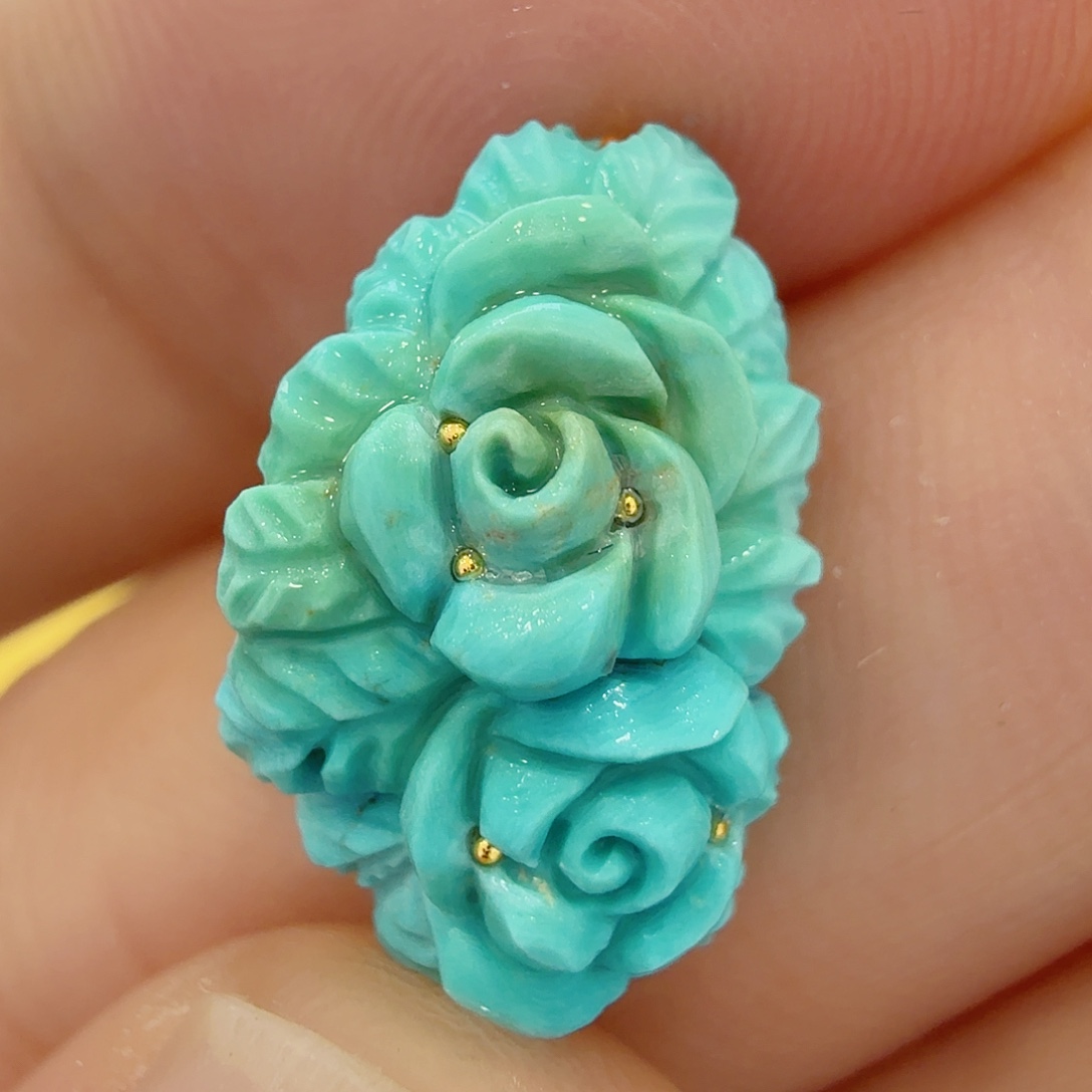 绿松石未镶嵌珠宝奇石