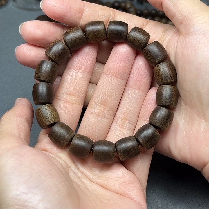 时***生沉香碎屑沉香白棋玉化1.2