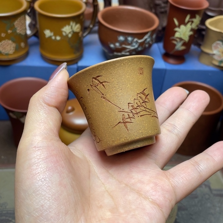 紫砂茶杯紫砂主人杯