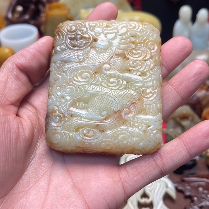 张***木和田玉未镶嵌挂件