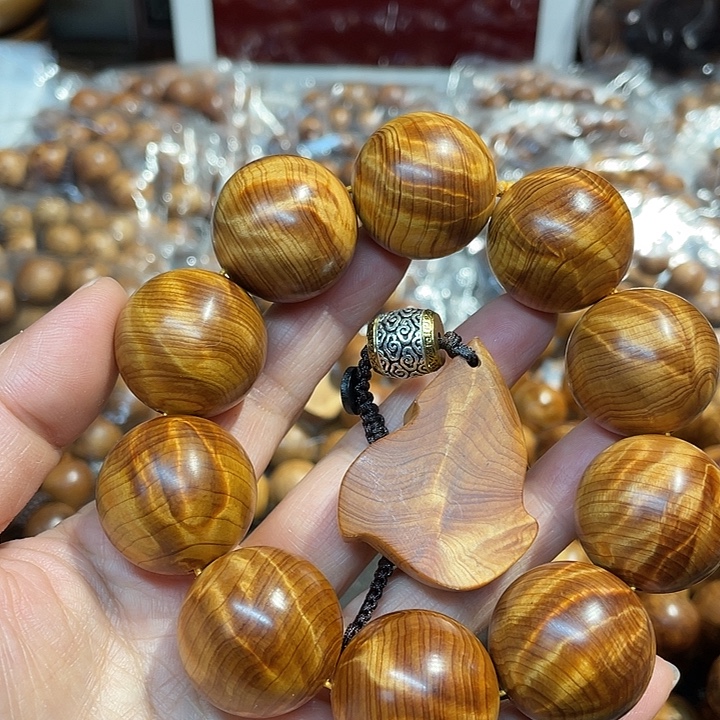 老***孩手串/手链柏木（崖柏）2.5龙胆