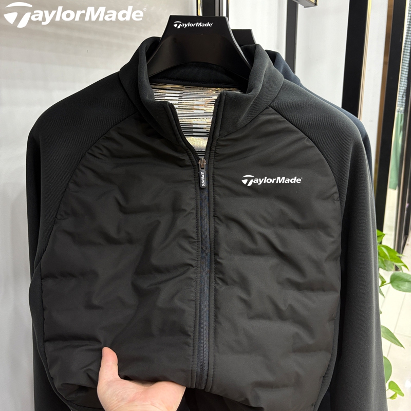 Taylormade泰勒梅男士棉服秋冬季夹克轻薄保暖棉衣高尔夫休闲外套