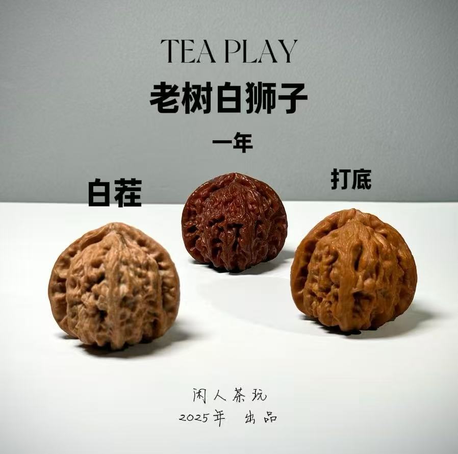 【闲人茶玩臻选&2025】纯原生态老树白狮子