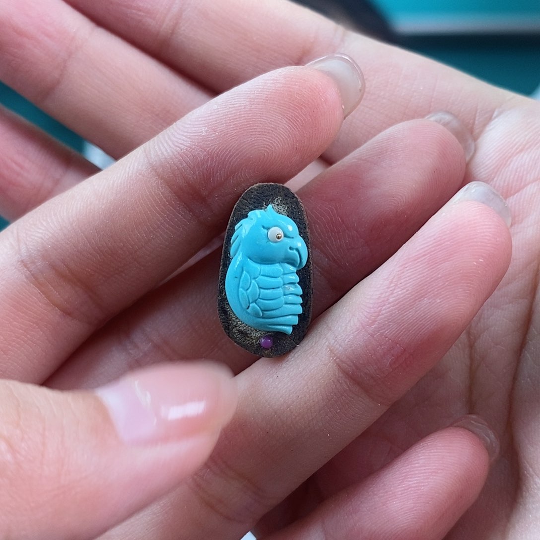 绿松石珠宝奇石未镶嵌