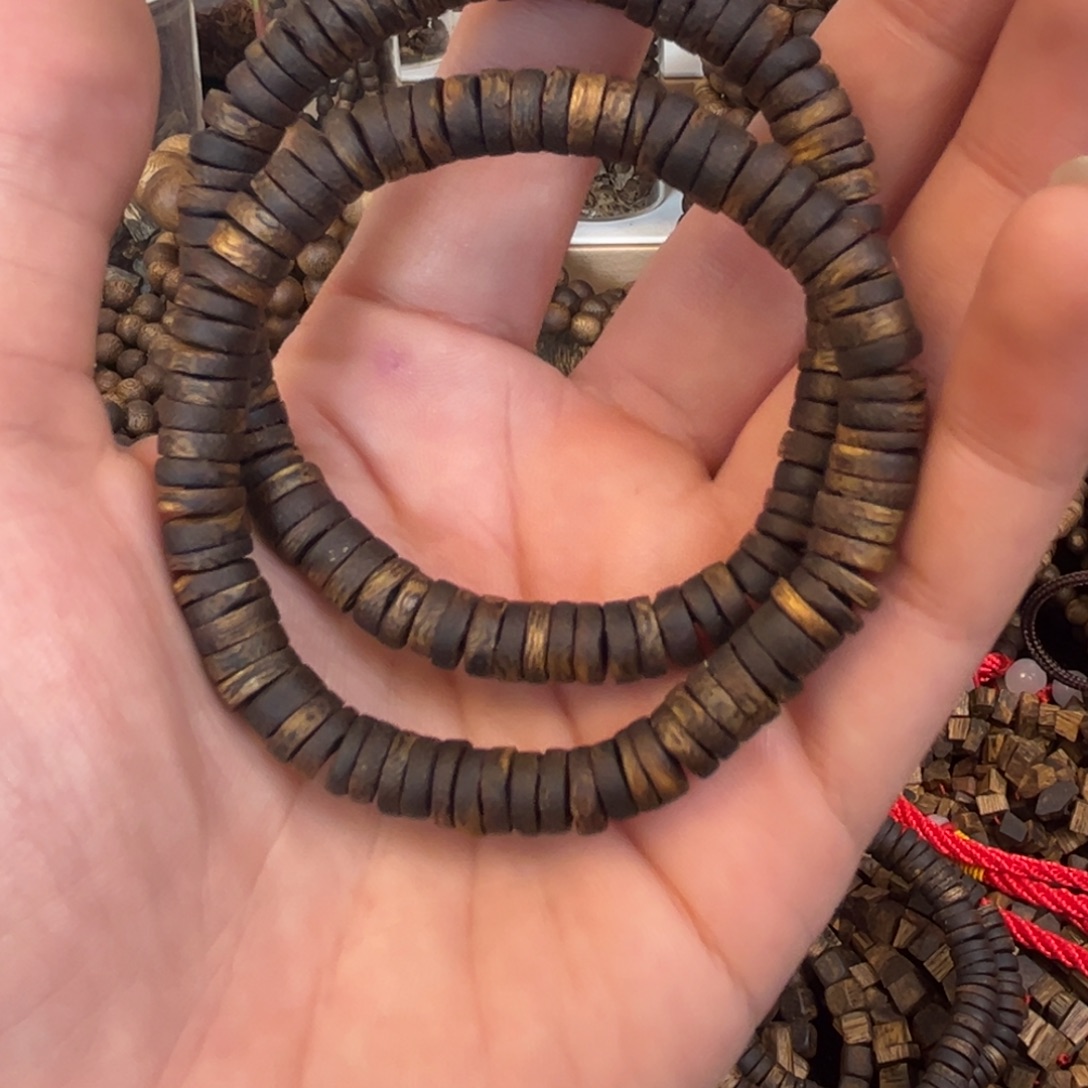 沉香沉香碎屑 07mm药片珠 重6克+