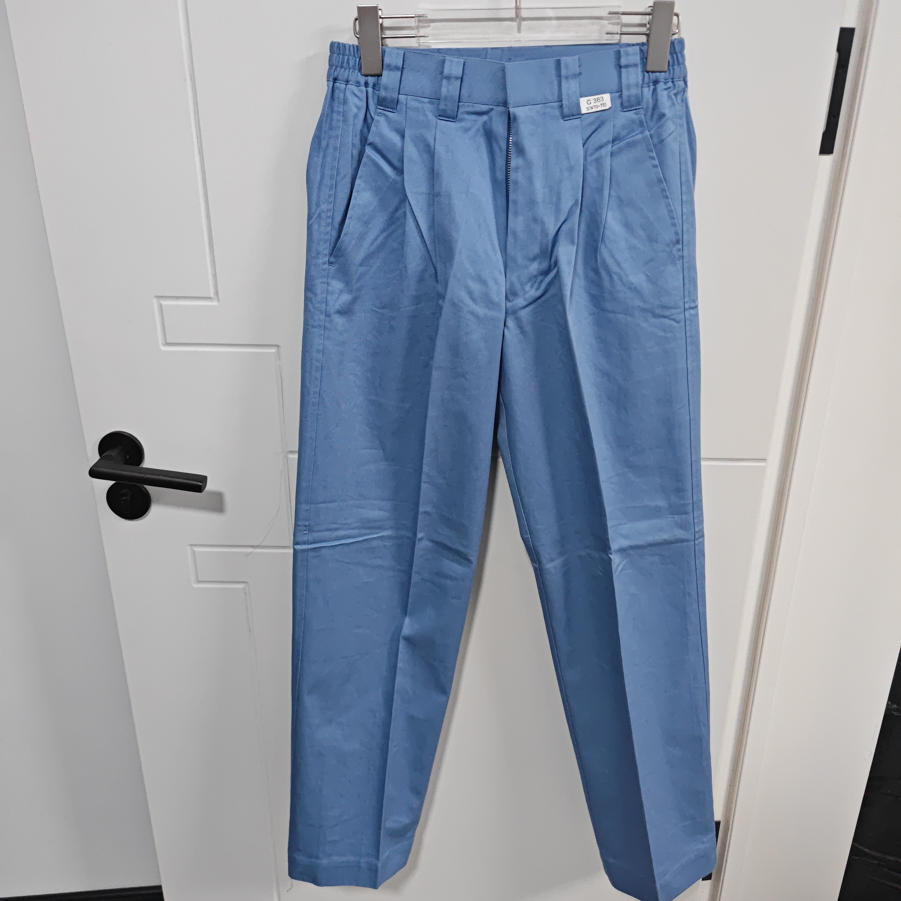 全新外贸男士工装裤纯棉春秋季宽松版型直筒ykk拉链