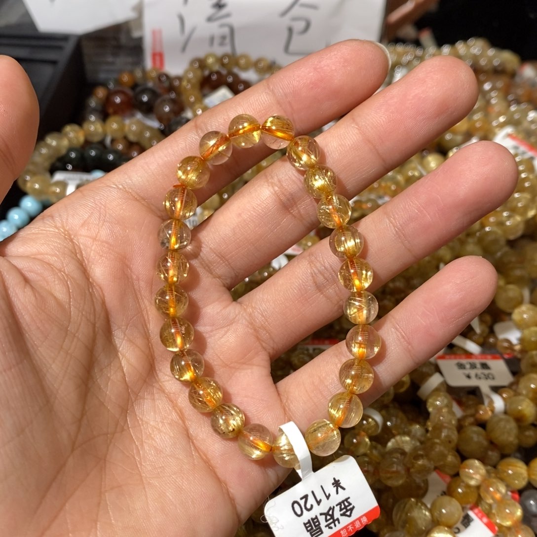 水晶手链未镶嵌我