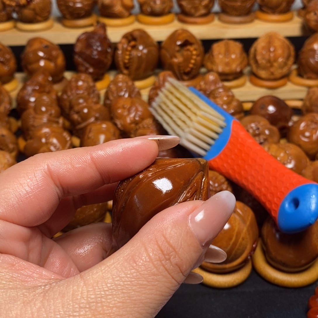 【闪购商品】橄榄核把件寒**手纯手工四面