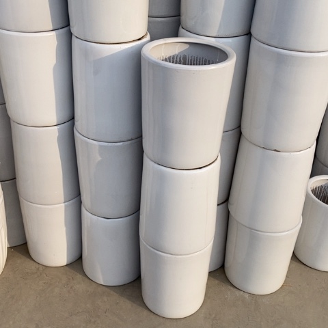 低腰白圆柱中 口25/30