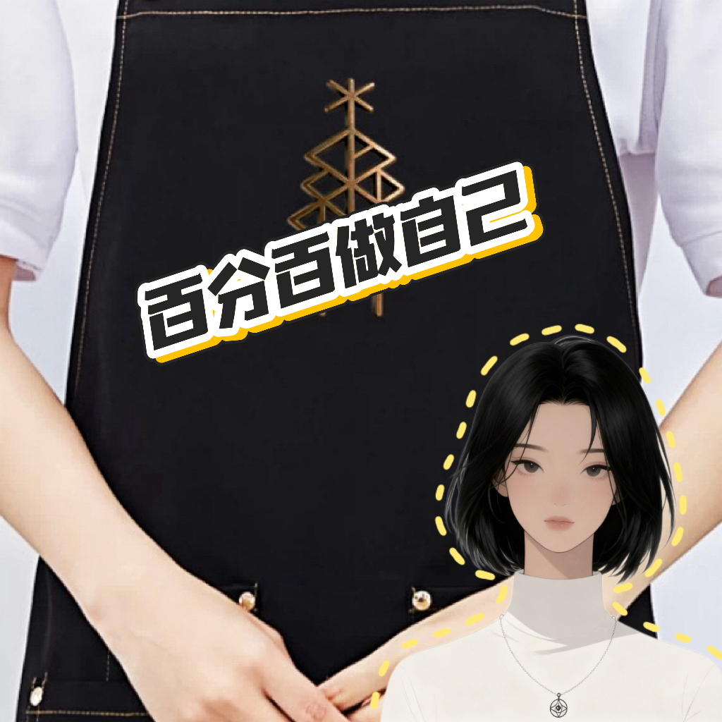 象森原创符号繁荣围裙