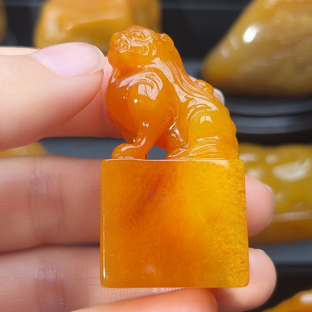 A***G印石寿山石田黄石印章