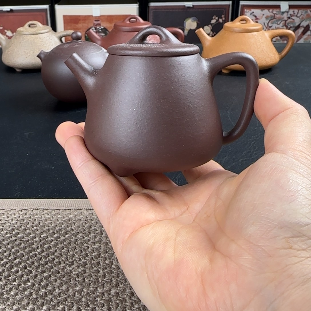 紫砂茶壶微瑕高瓢