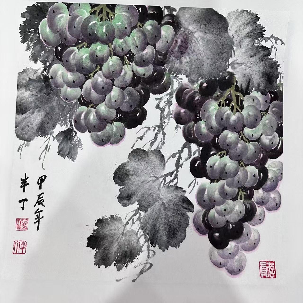 闪23 赵半丁 花鸟1平尺 国画