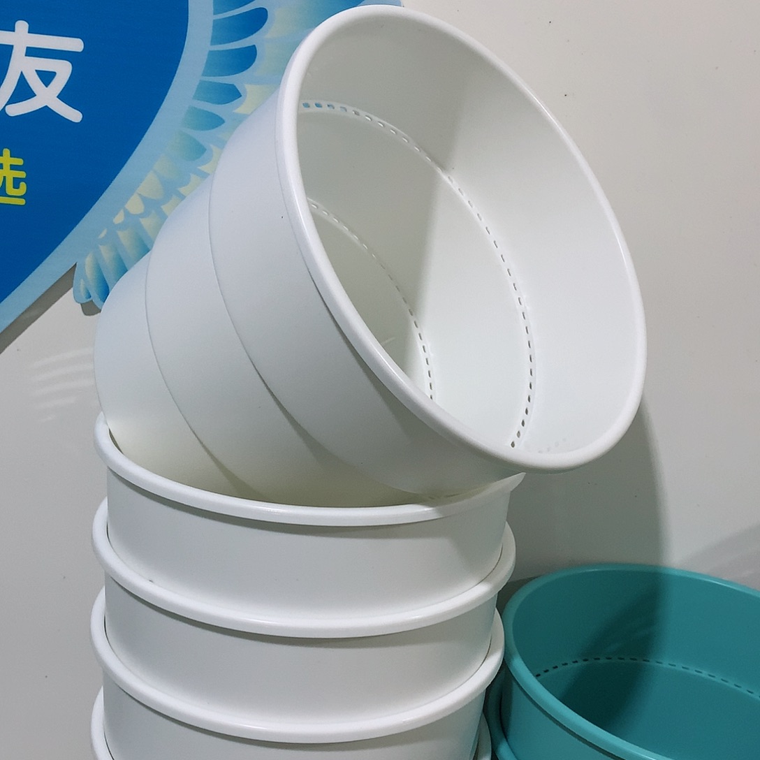 树脂竹节口22白4个无托