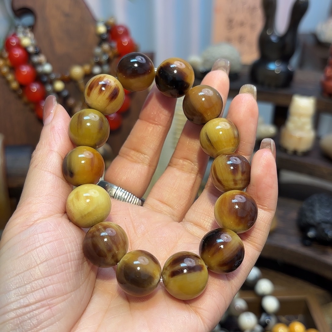 @***龙非金属金丝牛角单圈