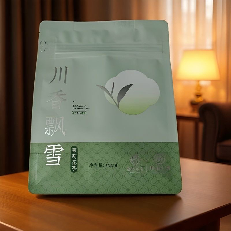 许昌茶叶超市自营茉莉花茶 川香飘香 玉珍飘雪 袋装 正品代购