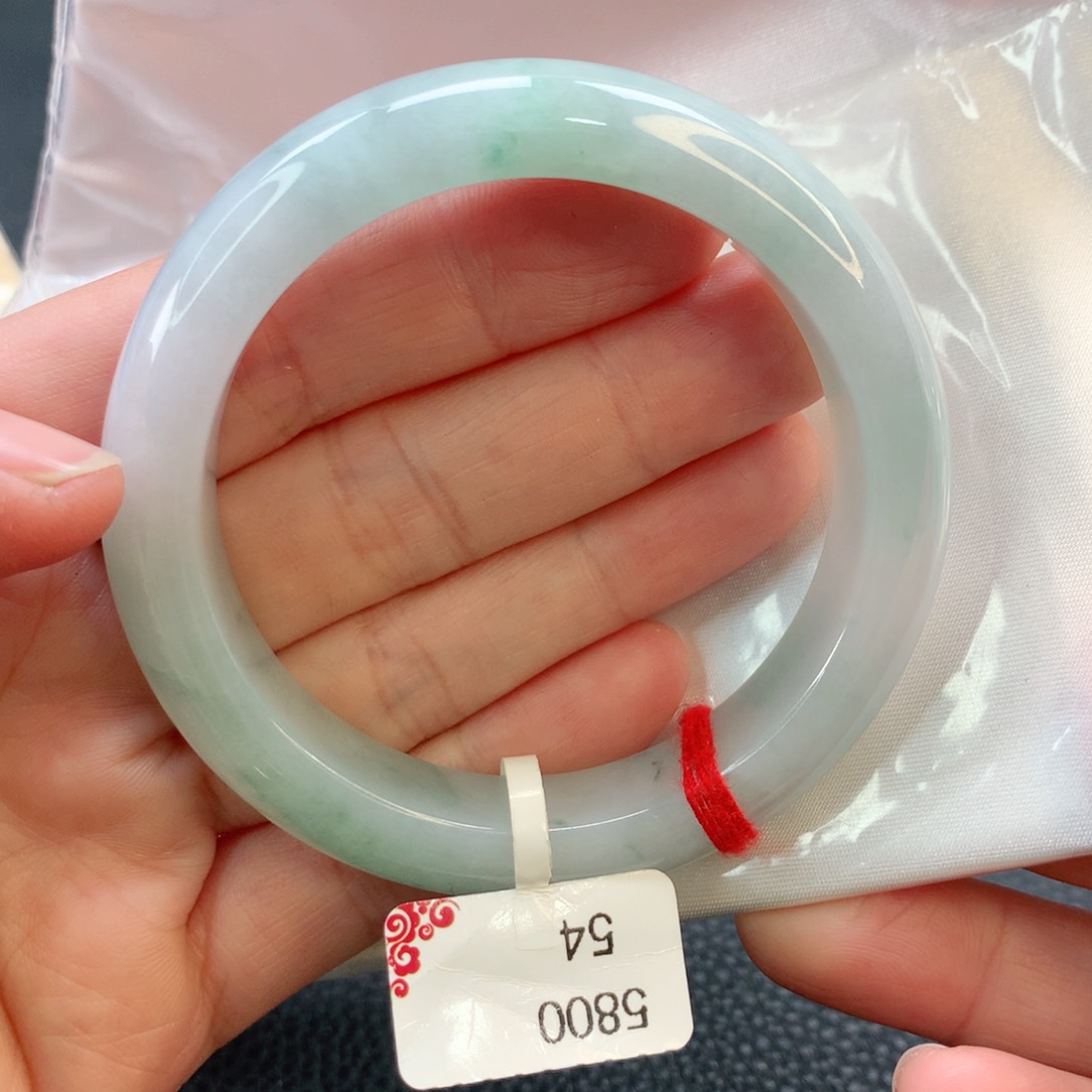 翡翠手镯未镶嵌54正