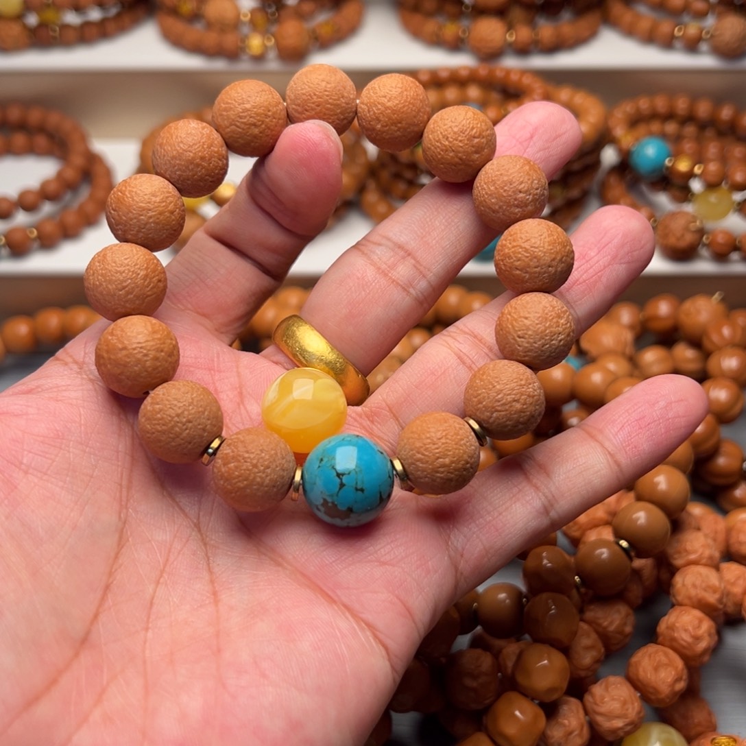 森***强手串猴头核桃橘皮