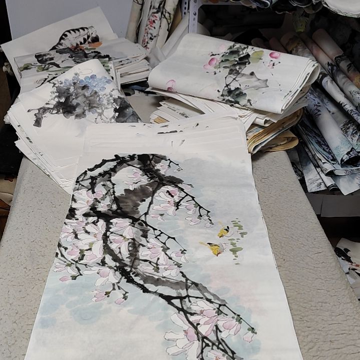 郑***）国画落款卡章后台备注