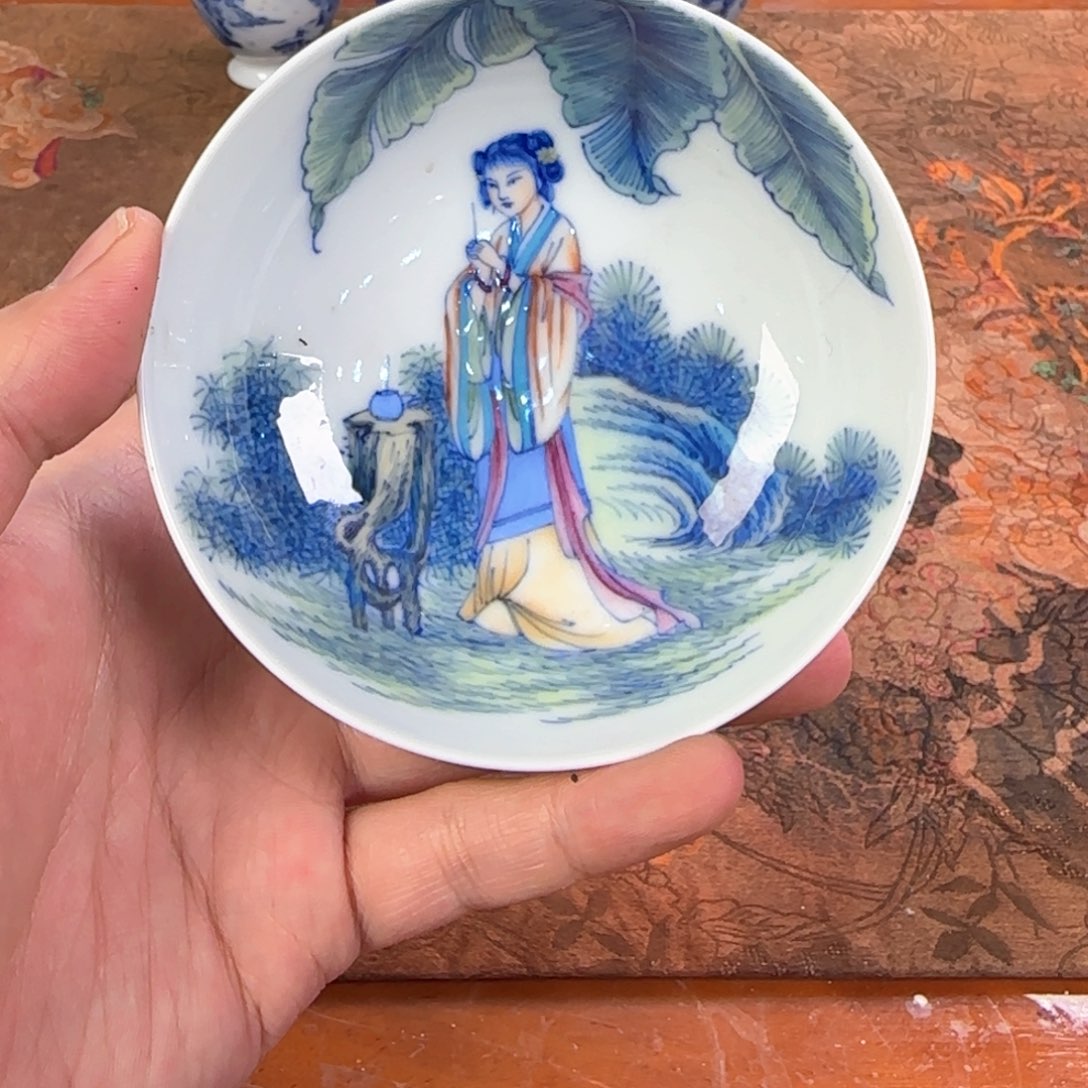 杯子景德镇手工手绘