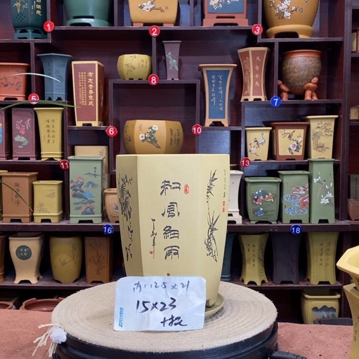 紫砂花盆紫砂花盆