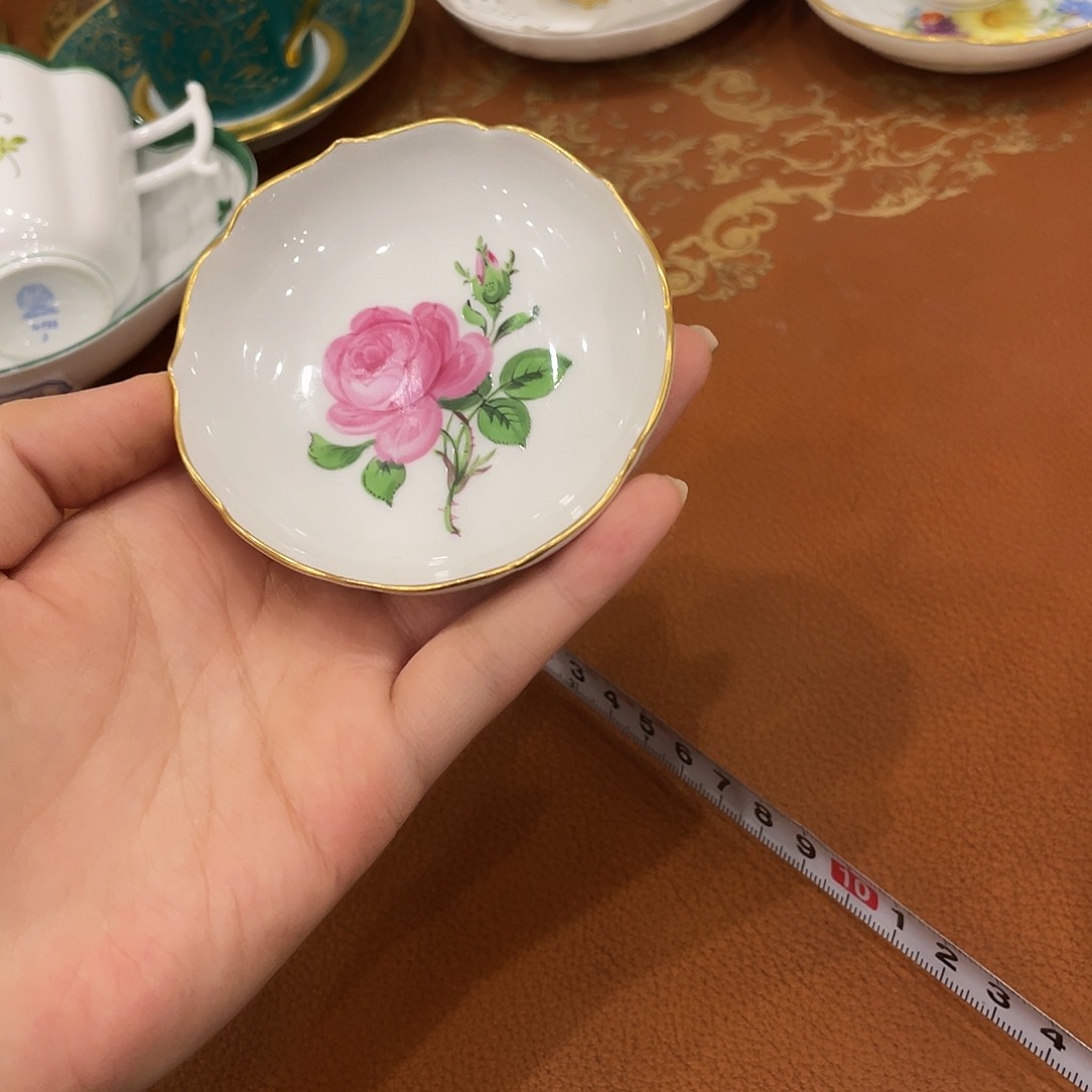 瓷片中古一等红玫瑰