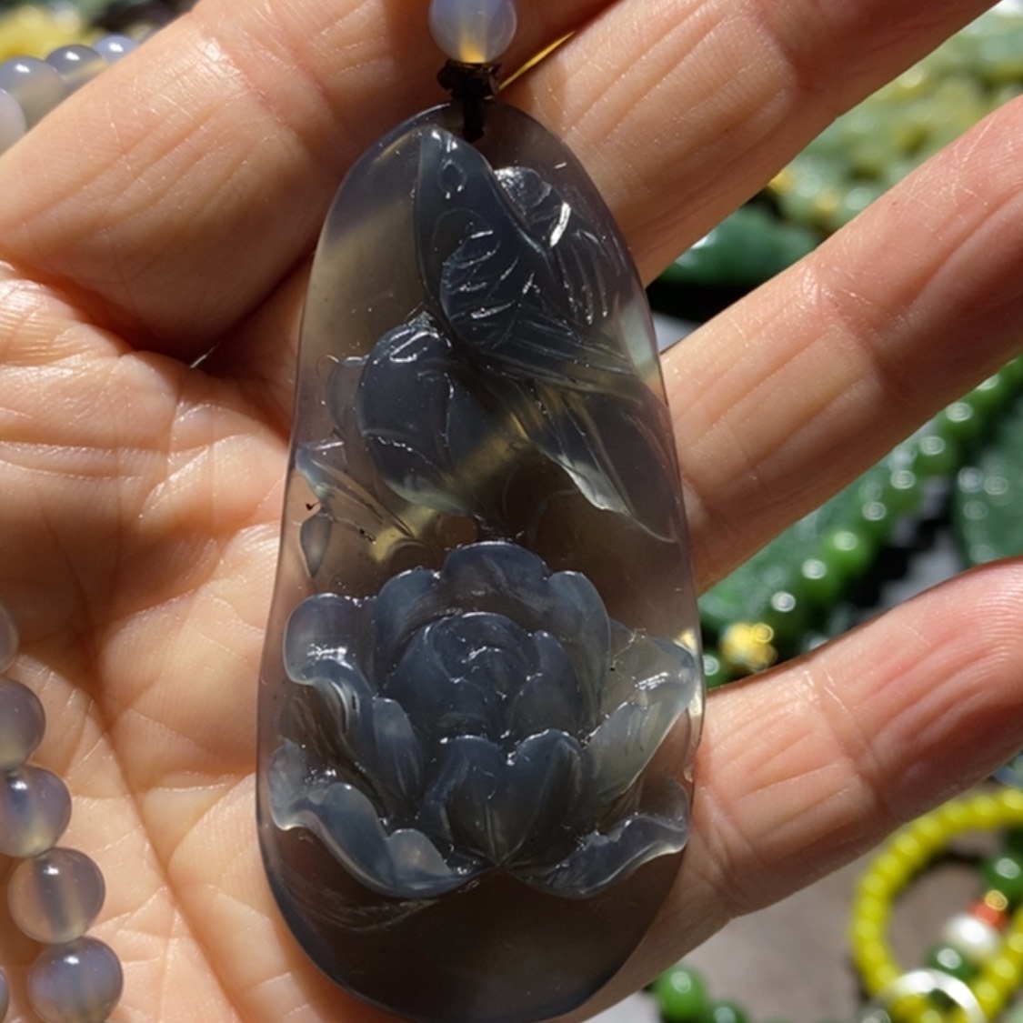 【闪购商品】岫玉毛衣链未镶嵌