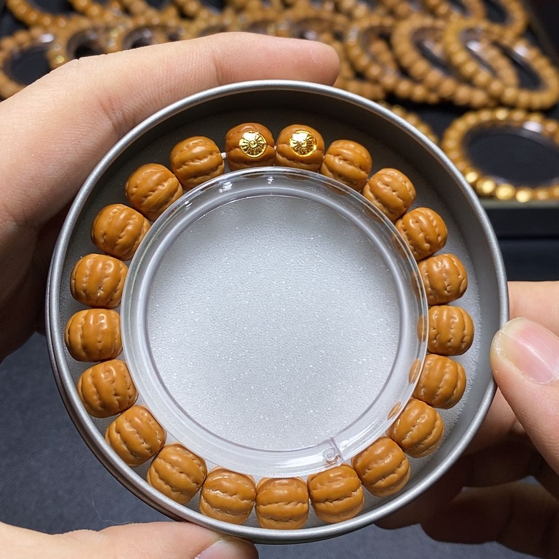 猴头核桃手串双标京八棱11+单号155