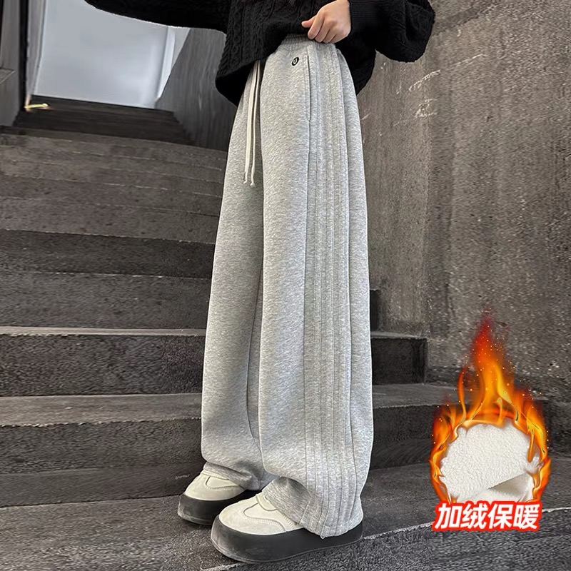 简约大方高档U字女童加绒卫裤 A680 680 Q1